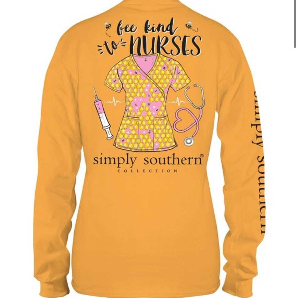 Simply Southern Women’s Long Sleeve Nurses Theme T-Shirt